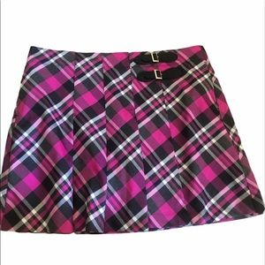 Lady Hagen pink plaid golf tennis skirt size 12